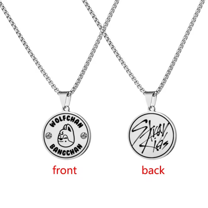 Black - Stray Kids SKZOO Pendant Necklace