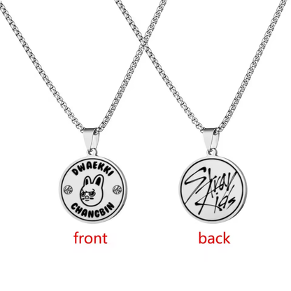 Black - Stray Kids SKZOO Pendant Necklace