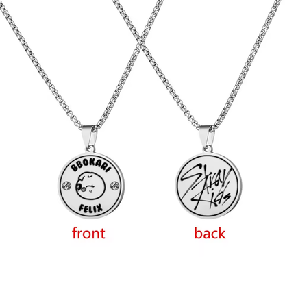 Black - Stray Kids SKZOO Pendant Necklace