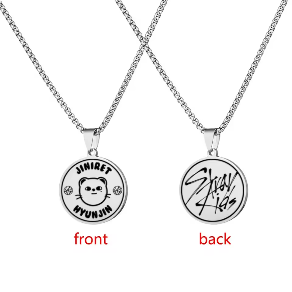 Black - Stray Kids SKZOO Pendant Necklace