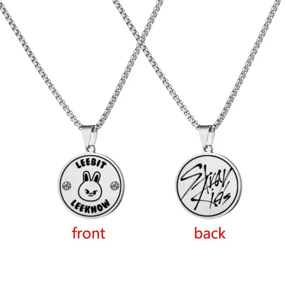 Black - Stray Kids SKZOO Pendant Necklace