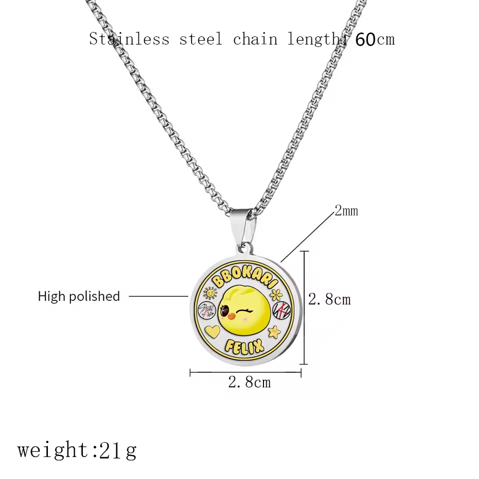 Color - Stray Kids SKZOO Pendant Necklace