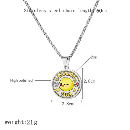 Color - Stray Kids SKZOO Pendant Necklace