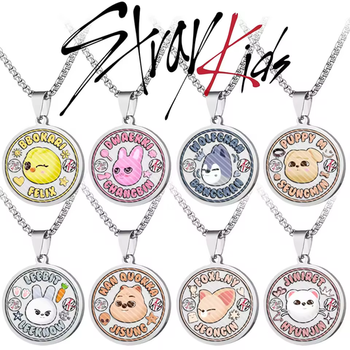 Color - Stray Kids SKZOO Pendant Necklace